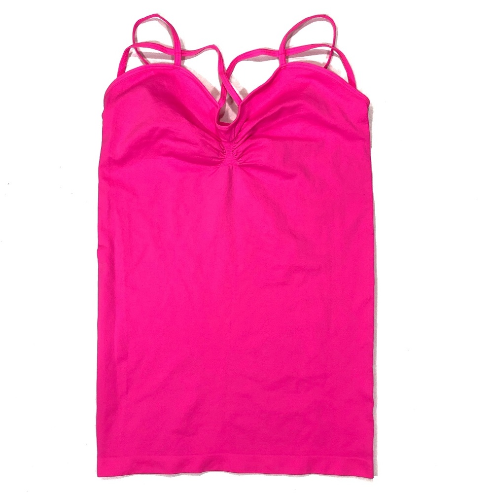 Women’s Bright Pink Poof! Tank Top, Size S/M